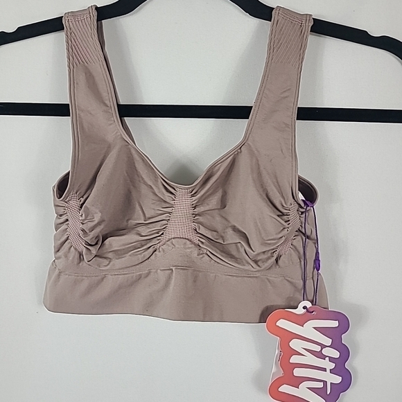 NEW Yitty Nearly Naked Shaping Midi Bra Size M/L Taupe Mink Me NWT $60 - Picture 1 of 6